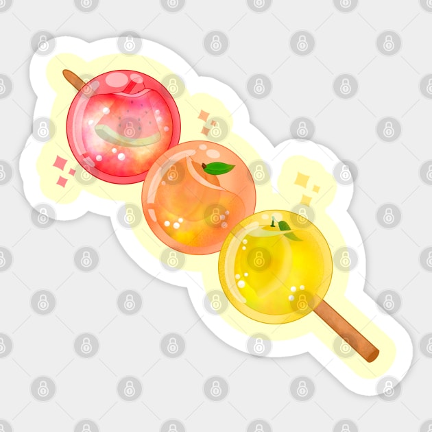 Yummy Dango Sticker by Kimprut